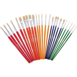 Pensler til farvelade