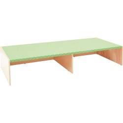 Legepodie eller scenemoduler med opbevaringsplads