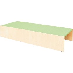 Legepodie eller scenemoduler med opbevaringsplads