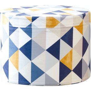 Puf til brn i flotte mnstre