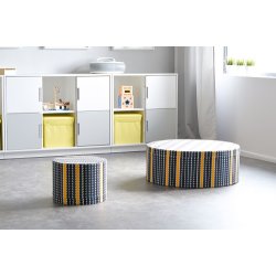 Puf til brn i flotte mnstre