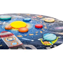 Puslespil - solsystemet med lys