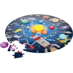 Puslespil - solsystemet med lys
