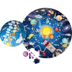 Puslespil - solsystemet med lys