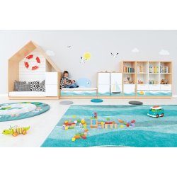 Reolsystem med flotte temaer 