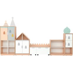 Reolsystem med flotte temaer 