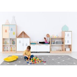 Reolsystem med flotte temaer 