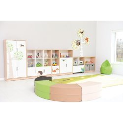 Reolsystem med flotte temaer 