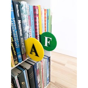 Alfabetst med bogstav, rund