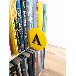 Alfabetst med bogstav, rund