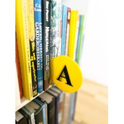 Alfabetst med bogstav, rund