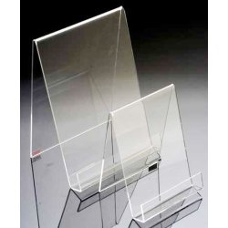 Brochureholder i akryl A3, stende format