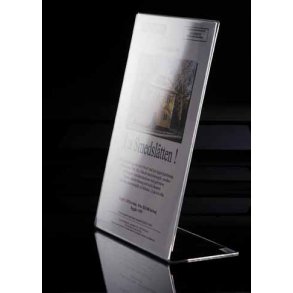 Plakatholder i akryl A6 skr, stende