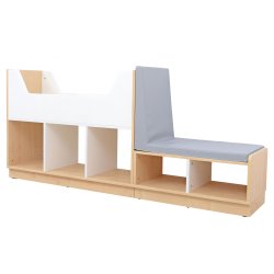 Bogkrybbe Space opbevaringsreol - st 2