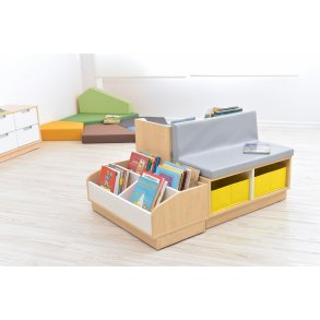 Bibshop bogkrybbe og siddeplads - st 3