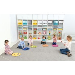 Skumpuder med ansigter