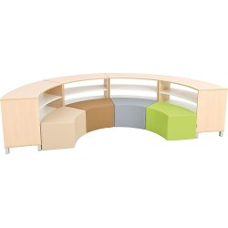 Siddelandskab med skumsder