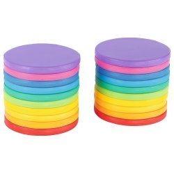 Siddepuder 20 stk. - runde siddepuder til brn