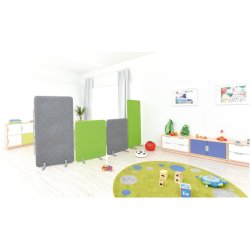 Lydabsorberende skrmvg 