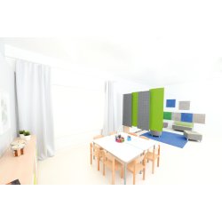 Akustik-hngeelement, grn eller gr