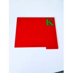 Skilleplade med bogstav, Large. St med 29 stk.