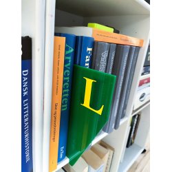 Skilleplader med bogstav (Large Trapez)