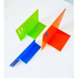 Skilleplade med fod, Large. 29 stk.