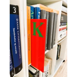 Skilleplade med bogstav, Large. St med 29 stk.