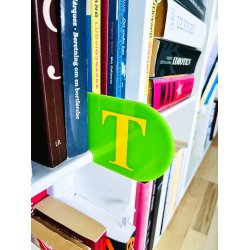 Skilleplader med bogstaver rund, Small