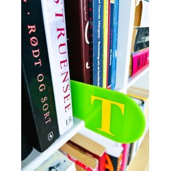 Skilleplader med bogstaver rund, Small