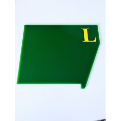 Skilleplader med bogstav (Large Trapez)