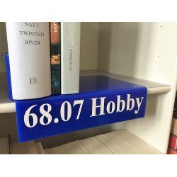 Skillesttte, retvinklet m/ lille sttte. Valgfri tekst 