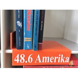 Skillesttte, retvinklet m/ lille sttte. Valgfri tekst 