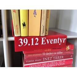 Skillesttte, retvinklet m/ lille sttte. Valgfri tekst 