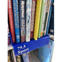 Skillesttte, retvinklet m/ lille sttte. Valgfri tekst 