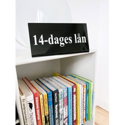 Skilte - fritstende med valgfri tekst