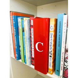 Bred skillesttte, st med alfabetet