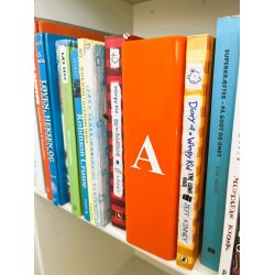 Bred skillesttte, st med alfabetet