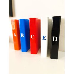 Smal skillesttte 3,6 cm - St med alfabetet