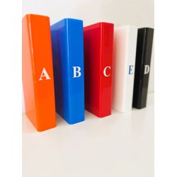 Smal skillesttte 3,6 cm - St med alfabetet