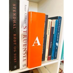 Bred skillesttte, st med alfabetet