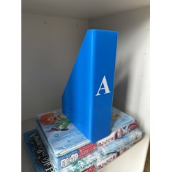 Skillest�tte Color � s�t med 29 skilte i farvet akryl