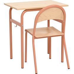Stpris: Skolebord og stol P