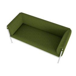 Stilt sofa med lav ryg