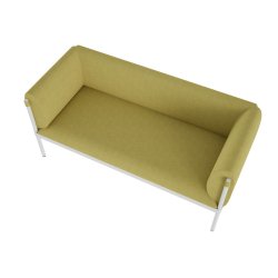 Stilt sofa med lav ryg