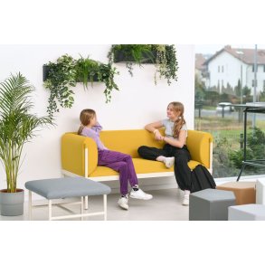 Stilt sofa med lav ryg