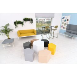 Stilt sofa med lav ryg