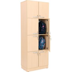 Skab til skoletasker