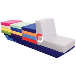 Skumbd med 9 siddepuder