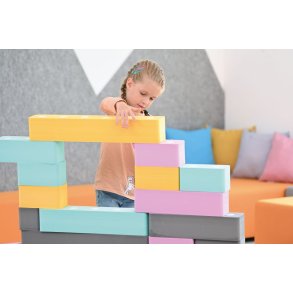 Magnetiske skumklodser, 84 stk.